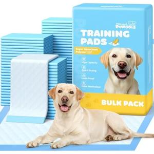 X-Large Puppy Pads - 34'' x 28'' Pee Pads for Dogs Potty Training with Leak-Proof Quick-Dry Design, 6-Layer Dog Pads Extra Large, Blue