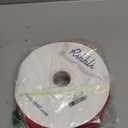 Ribbli Dark Red Velvet Ribbon 1 Inches Continuous 25 Yard Spool Dark Red Christmas Ribbon for Gift Wrapping Crafts Home Decor