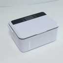 Juiseaty Electric Insulin Cooler Travel Case Box, Medication Cooler for Travel, Insulin Fridge, Portable Insulin Refrigerator for 5-6 Pens, 32-64 Temperature Control,Power Supply