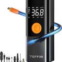 Tire Inflator Portable Air Compressor, 150PSI20000mAh Battery Air Pump for Car Tires, 6X Inflate Portable Tire Inflator for Car Motorcycle Balls Bike Pump,12DC Tire Pump with LED Light, Auto shut-off