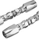 Hydraulic Hose Repair Kit, 1/4" Inner Diameter Reusable, 2 Pack