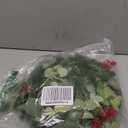 6ft Pine Christmas Garland,Artificail Red Berry Garland Christmas with Eucalyptus Leaves Cypress Garland for Home Decoration for Winter Holiday Mantel Table Decor