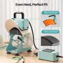 EENOUR Hat Press, Hat Heat Press Machine with 2 Platens & Caps Stretcher, Hat Press Heat Machine for Caps with Memory Mode, Precise Time and Temperature Control, Heat Transfer Printing for Caps, Hats