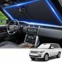 Windshield Sun Shade for Range Rover 2013-2021 Sunshade Front Window Shade Custom Fit Rover Accessories Sun Visor Foldable Shade Blocks UV Rays Accessories