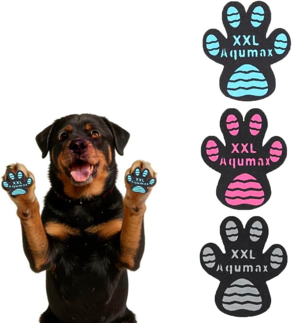 Dog Anti Slip Paw Grips Traction Pads,Dog Feet Stickers with Stronger Adhesive,Paw Protection to Provide Traction for Slippery Floors,Essentials for Senior Dogs,12 Sets (48 pcs) XXL Multicolor