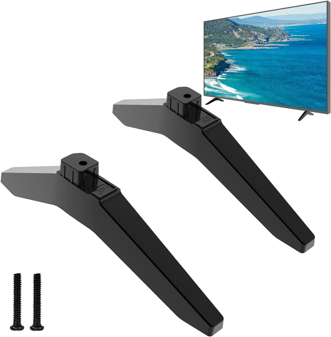 Replacement Legs for LG TV, TV Stand Legs for LG 43UK6200 43UK6090 43LK5700PUA 43UM7300 43UN6900PUB 43LJ5500 43LJ550M 43LJ5550 MAM645839 AAN76009325 AAN76009305 AAN76009358 with Screws
