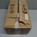 Gold Battery Operated Wall Sconces Set of 2 with Remote, Rechargeable Rattan Battery Powered Wall Lights/Lamps, Wireless Boho Lighting Fixtures for Bedroom Farmhouse, 15 Colors Dimmable,8''