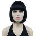 7JHH WIGS 26IN Long Hair Natural Black Highlight Red Wigs High Layered Cut Women Synthetic Heat Resistant Fiber Cutrain Bangs Wig for Women Fashion Edgy Daily Party Cosplay