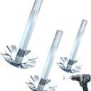 PVC Fitting Saver,3PCS PVC Fitting Socket Saver Set with 3 Inch, 2 Inch, 1.5 Inch Pipe Reamer Head,Pipe Reamer Tool for Removing Sch 40 From Hub, Compatible with 1/2" Speed Power Drills