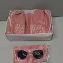 Sparkle and Bash Set of 12 Bachelorette Sunglasses for Bridal Shower, Bridesmaids Gifts for I Do Crew, Party Favors, Engagement Celebration, and Wedding - Velvet Pouch Included (Pink)