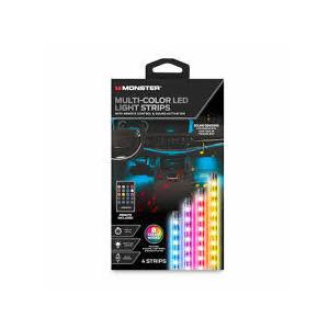 Monster® Multi-Color LED Light Strips, 4 ct