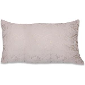 Majestic Giftware 2 Pack Jacquard Decorative Throw Pillow Cover (PC1230S-2PK) | Silver/White Arrow Soft & Washable Cushion Covers with Zipper for Sofa, Bedroom (12"x20") Inserts Not Included (20" x 12" (Pack of 2))