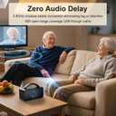 Wireless TV Speakers for Seniors, Hard of Hearing, Elderly - Up to 50ft Range, 20H Playtime, Bluetooth Audio Amplifier with Headphone Jack for Smart/Older TVs, Bedroom & Multi-Room Use
