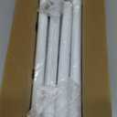 Shower Curtain Rod 31-100 In Adjustable Pole Heavy Duty White Tension Rods Spring Drilling and No Drilling Shower Rod for Bathroom Window Anti-Slip Never Rust