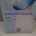 Pure Daily Care NanoSteamer Large 3-in-1 Nano Ionic Facial Steamer with Precise Temp Control - Humidifier - Unclogs Pores - Blackheads - Spa Quality - Bonus 5 Piece Stainless Steel Skin Kit (Teal)