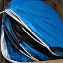 Abco Tech Pop Up Tent - Portable Tent for Camping 2 Person Pop Up with Double Doors - Water-Resistant and UV Protection - Foldable Cabana with Zipper and Carrying Bag - Sky Blue, 88.6"x47.2"x37.4", Blue