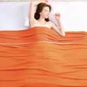 TOPCEE Cooling Blanket(60"x90"Twin Size)for Night Sweats Absorbs Heat to Keep Adults, Children Cool on Warm Nights, Q-Max 0.5 Cooling blankets for Hot Sleepers, Ultra-Cool Lightweight Blanket for Bed