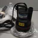 Sump Pump, 1/3 HP 2400GPH Submersible Utility Water Pump, Thermoplastic Portable Electric Water Removal Transfer Pump with 16.4FT Cord for Swimming Pool Basement Garden Pond Tubs Draining