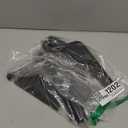 Kitsure Toilet Paper Holder Free Standing - Large Capacity Toilet Paper Holder for 4 Rolls, Rustproof Toilet Paper Stand with Non-Slip Stable Base, Black, Medium (Medium - 1 Pack)