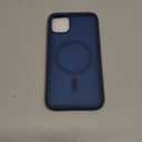 SUPFINE Magnetic for iPhone 11 Phone Case(Compatible with MagSafe)(Military Grade Drop Protection) Slim Translucent Matte Shockproof with Anti-Fingerprint Phone Case,Deep Blue