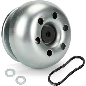 30 Series Torque Converter Driver Clutch for Predator 212 196cc 3/4" Bore Engine Mini Bike Go Kart Coleman CT200U BT200X CT200U-EX Baja Massimo MB200 KT196 Minibike Performance Parts (Silver)