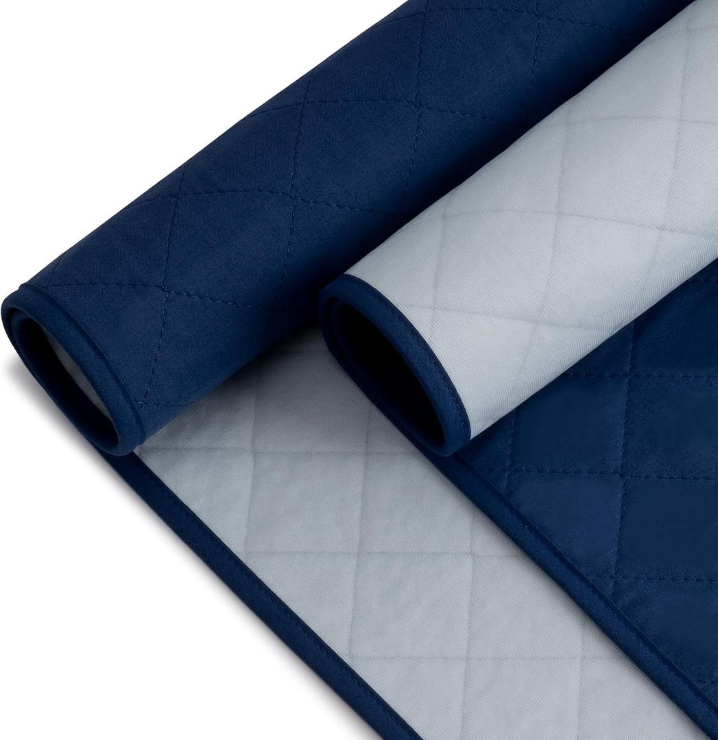 Hide Stains Washable Waterproof Pads 36x72 Inch (1 Pack) for Incontinence, Bed Wetting, Underpads, and Pet Protection - Navy Blue, Ideal for Elderly, Adults, Kids and Pets