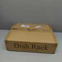 SAYZH Dish Drying Rack  Stainless Steel Dish Rack for Kitchen Counter, LargeCapacity Dish Drainer with Cutlery Holder, Kitchen Organizer for Dishes, Spoons and Forks, Silver