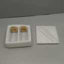 Drinking Glasses with Bamboo Lids and Glass Straw 2PCS Set, 16oz Glass Cups with Lids and Straws, Beer, Iced Coffee Glasses, Soda, Gift 1 Cleaning Brushes