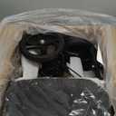 Economy Knee Scooter Steerable Knee Walker for Foot Injuries Compact Crutch Alternative with Dual Braking System (Black)