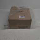 PoKat 20.25" Retro Farmhouse Table Lamp Set of 2 - Living Room & Bedroom Rustic Linen Bedside Nightstand Lamps for Kids, Study, Office - Resin, Suitable for Small Places (Dark Wood Resin)