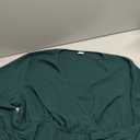 SCOMCHIC Women Plus Size Formal Dresses Fall Long Sleeve Faux Wrap V Neck High Low Ruffle Cocktail Wedding Guest Maxi Dress (XX-Large Plus, Emerald Green)