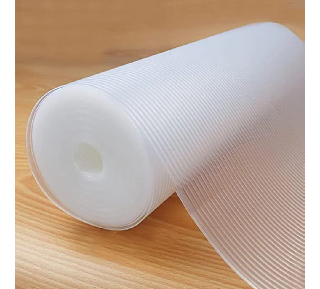 Shelf Liner, Non-Slip Cabinet Liner, Washable Oil-Proof for Kitchen Cabinet, Shelves, Refrigerator, Storage, Desks, 12 Inches x 20 FT, Non Adhesive Drawers
