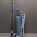 20ft High Ceiling Duster Kits with 5-12ft Heavy Duty Extension Pole - Fan Blade Cleaner, Cobweb Remover & Blue Window Squeegee Kit, Washable Dust Brush for High Roof and Glass Surfaces