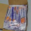 U-100 1ml Syringe with Needle, 31G 1/4" 6mm 1cc Syringes, Disposable Individual Package, Pack of 100
