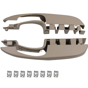 APPERFiT Interior Door Pull Handle (Beige/Neutral) Compatible with 2003-2018 Chevrolet Chevy Express GMC Savana Van 1500 2500 3500 Left Driver & Right Passenger Side Replaces 10388389 10388386