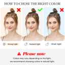 2 x CJL HAIR Large Messy Bun Hair Piece Wavy Curly Scrunchies Synthetic Chignon Ponytail Hair Extensions Thick Updo Hairpieces for Women Sunny Blonde