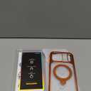 CASEKOO Cosmic Orange Glossy for iPhone 17 Pro Max Case [360 Spin Magnetic Stand][Fit for MagSafe][17FT Military Protection] Slim Polished for iPhone 17 Pro Max Case with Stand 6.9", Cosmic Orange