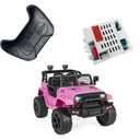 Replacement CSR-12T-1B=CSR-12T-1A 12v Control Box and 2.4ghz Remote Control for Ride on car Compatible with Power Wheels Best Choice Products Jeep Parts KidsTruck Controller Control kit