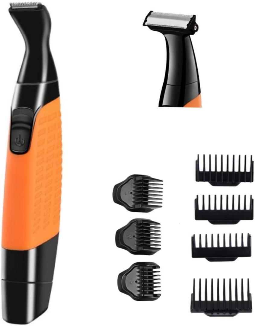 Pubic Hair Trimmer for Women,Intimate Shaver for Lady,Electric Body Hair Remover,Travel Bikini Safety Razor,Battery Operated Hair Removal Epilator,Painless Haircut for Face Leg