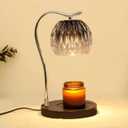 GEEZO Fragrance Candle Warmer LampElectric Candle Warmer with Timer & DimmerMom Christmas Birthday Gifts for Women, House Warming Gifts New Home Bedroom Decor