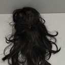 Black Wigs for Women Long Wig with Bangs Natural Straight Wigs Synthetic Hair Heat Resistant Wigs for Daily Party Cosplay Wear (Black(8297-4))