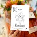 Baby's First ABC Book Baby Shower Activity Keepsake Game, Safari Jungle ABC Coloring Baby Shower Guest Book, Baby's First Alphabet Coloring Book, Alphabet A to Z Coloring Pages