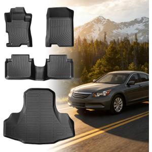 Floor Mats for Honda Accord Sedan 2008-2012(Gas ONLY), NOT for Coupe