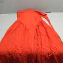 Deep V Neck Dress, Halter Maxi Dresses, Vacation Date Night, Sexy for Women Corset Flowy Wedding Guest Drop Waist (Red)