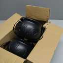 Halloween Cauldrons Serving Bowl Decor,Set of 3 Hanging Black Plastic Cauldron Bowls on Rack,Candy Punch Bowl Halloween Witches Cauldron for Home Kitchen Hocus Pocus Party Decorations Indoor