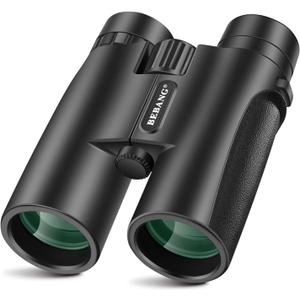 BEBANG Binoculars for Adults 10x42 High Powered Waterproof Binoculars for Bird Watching, Hunting, Travel, Stargazing, Sports, Wildlife, Bright and Clear Range of View