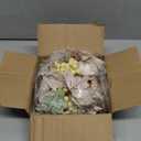 DearHouse Fall Maple Leaf Garland, 5.9Ft Hanging Vine Artificial Autumn Foliage for Thanksgiving, Home, Wedding, Fireplace, Party, Christmas Decor (White)