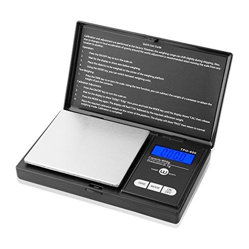Weigh Gram Scale 600g x 0.1g, Pocket Scale, Digital Jewelry Scale, Food Scale, Kitchen Scale, Digital Pocket Scale
