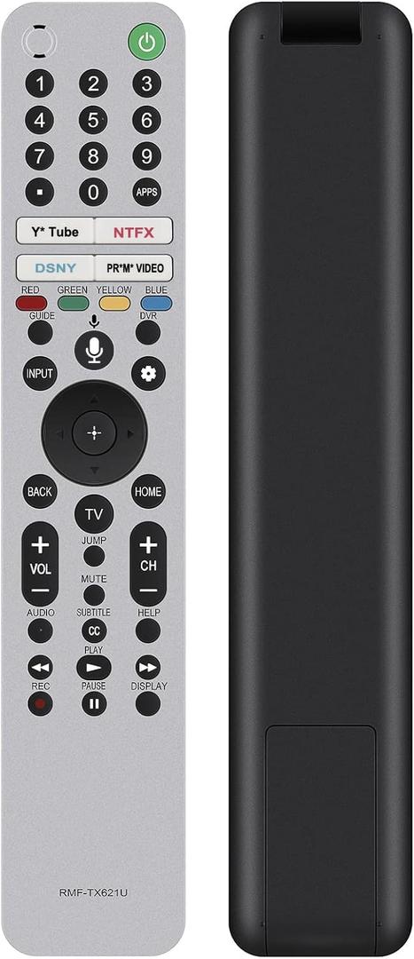 Allimity RMF-TX621U RMFTX621U Replacement Voice Remote Control Compatible with Sony Bravia LED TV XR-55A90J XR-65A90J XR-75Z9J XR-83A90J XR-85Z9J XR55A90J XR65A90J XR75Z9J XR83A90J XR85Z9J