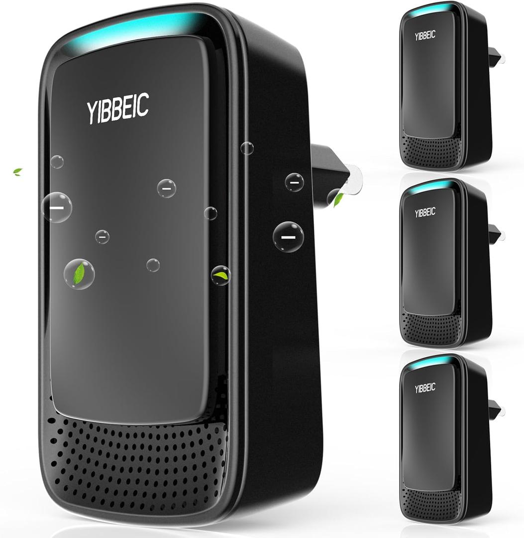 Air Purifier Plug In 4 Pack,Air Ionizer Purifier For Home Plug In,Forest Air Maker,Portable Negative Ion Generator,Ionic Air Freshener For Pet Odor,Kitchen Odor,Dust,Smoke Smell